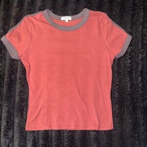 Heart Hips Pink and Gray Tee